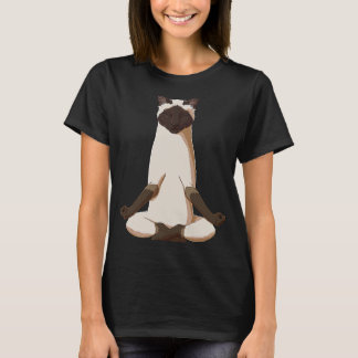 Yoga Siamese Kat T-shirt