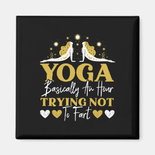 Yoga Sically Een Uur Lang Proberen Niet Te Boeren Magneet
