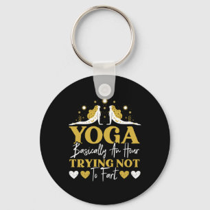 Yoga Sically Een Uur Lang Proberen Niet Te Vloeken Sleutelhanger