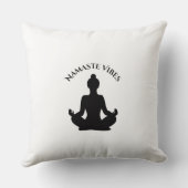 Yoga Sierkussen - "Namaste Vibes" & "Vind uw B (Achterkant)