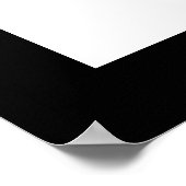 Yoga Silhouette Black Om Ohm Zen Spiritueel Poster (Hoek)