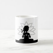 Yoga Silhouette Coffee Mok (Center)