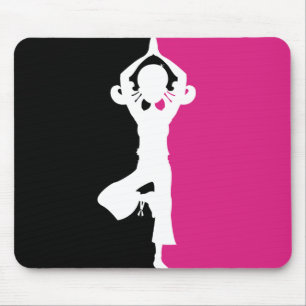 Yoga Silhouette Mousepad Muismat