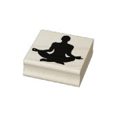 Yoga silhouette rubberstempel (Stempel)