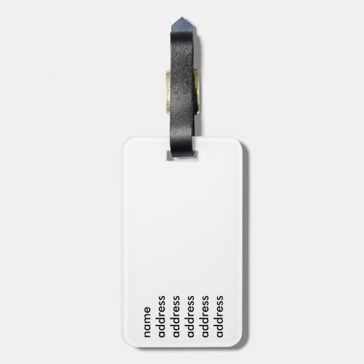 Yoga Silhouettes Bagagelabel (Achterkant verticaal)