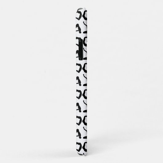 Yoga Silhouettes Black en White Case-Mate iPhone Case (Achterkant/rechts)