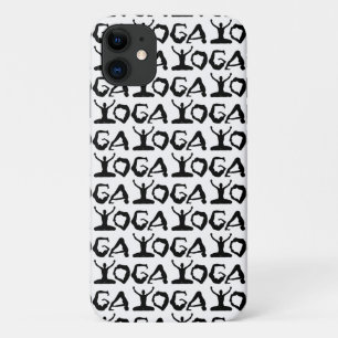 Yoga Silhouettes Black en White Case-Mate iPhone Case
