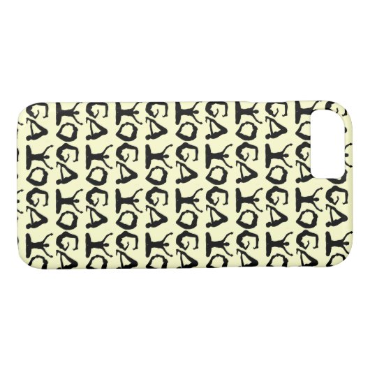Yoga Silhouettes Case-Mate iPhone Case (Achterkant (Horizontaal))