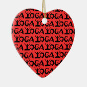 Yoga Silhouettes Keramisch Ornament (Rechts)