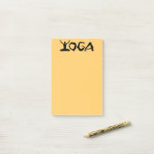 Yoga Silhouettes Post-it® Notes (Op bureau)