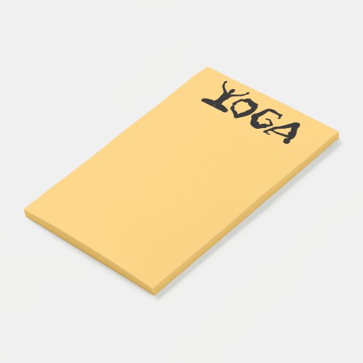 Yoga Silhouettes Post-it® Notes (Schuin)