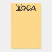 Yoga Silhouettes Post-it® Notes (Voorkant)