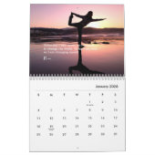 Yoga Silhouettes Wall Agenda Kalender (Jan 2026)