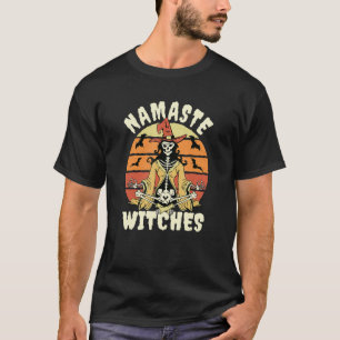 Yoga Skelet Meditatie Sukhasana Houding T-shirt