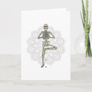 Yoga skeleton kaart