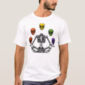 Yoga Skeleton T-shirt (Voorkant)