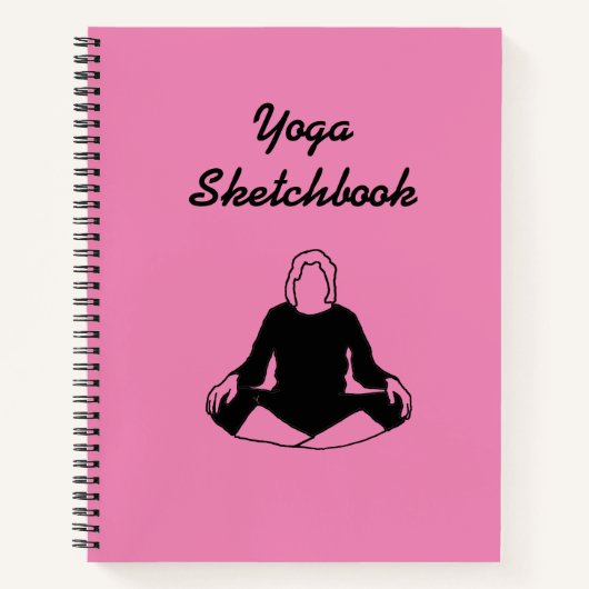 Yoga Sketchbook  Notitieboek (Voorkant)
