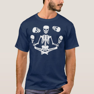 Yoga Skull Skeleton, Funny Halloween For Men And W T-shirt
