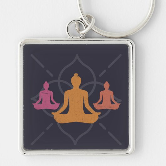 Yoga Sleutelhanger (Voorkant)