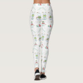 Yoga Snowman Leggings (Achterkant)
