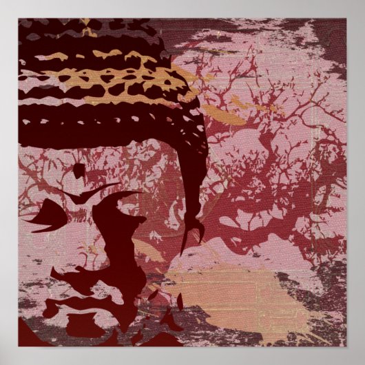 Yoga Speak : Boeddha - Grafisch Poster (Voorkant)