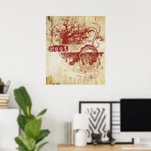 Yoga Speak: Red Root Chakra Poster (Thuiskantoor)