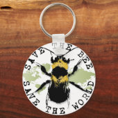 Yoga Speak: Sla de bijen op...Sleutelhanger Sleutelhanger (Voorkant)