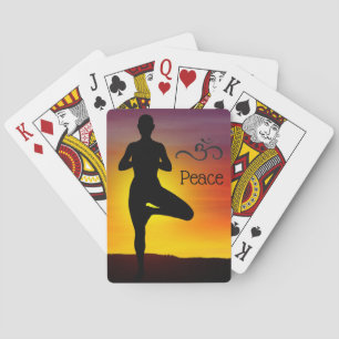 Yoga-spelkaarten Pokerkaarten