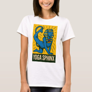 Yoga Sphinx - klassieke Pop kunst T-shirt
