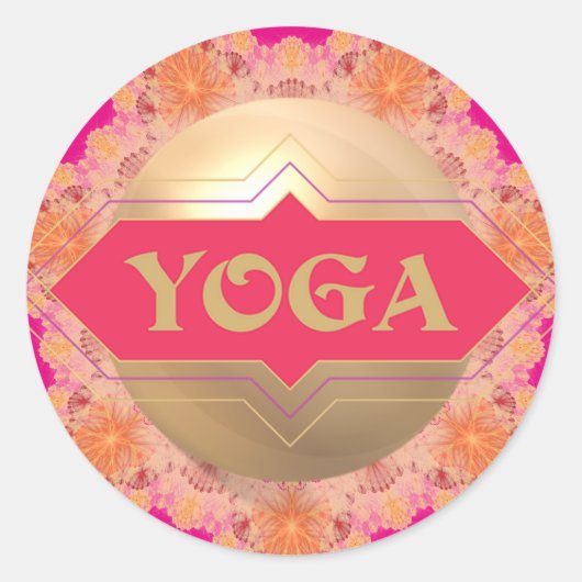 Yoga Spirit sticker (Voorkant)