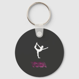 Yoga sporten 1 sleutelhanger