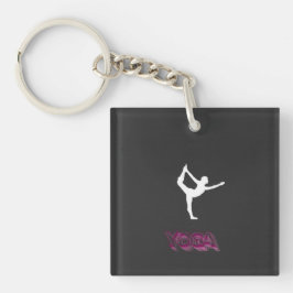 Yoga sporten 1 sleutelhanger