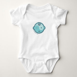 Yoga Spreek Baby: Blauwgroen Expressieve Baby Chak Romper