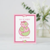 Yoga Spreek Baby: Lil' Yogini Briefkaart (Staand voorkant)