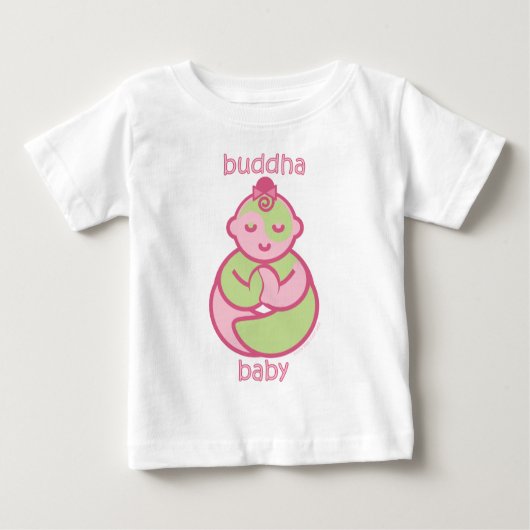 Yoga Spreek Baby: Roze Boeddha Baby (Voorkant)