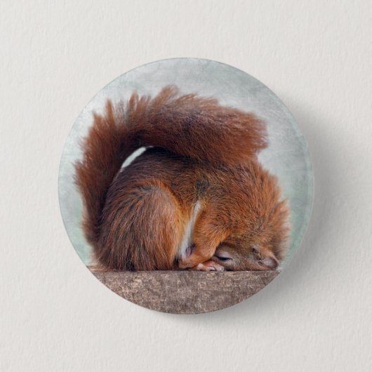 Yoga Squirrel Badge Ronde Button 5,7 Cm (Voorkant)