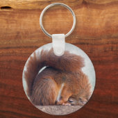 Yoga Squirrel Keyring Sleutelhanger (Voorkant)