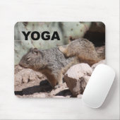 Yoga Squirrel Mousepad Muismat (Met muis)