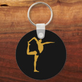Yoga staande houding sleutelhanger (Voorkant)