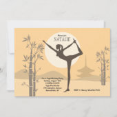 Yoga Stance Uitnodiging (Voorkant)