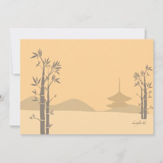 Yoga Stance Uitnodiging (Achterkant)