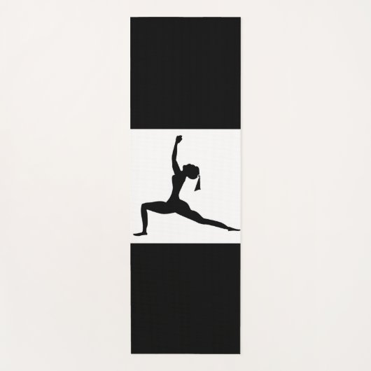Yoga Standing Pose Silhouette Yogamat (Voorkant)