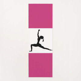 Yoga Standing Silhouette Lady Yogamat