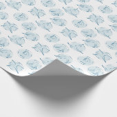 Yoga stelt patroon voor cadeaupapier (Hoek)