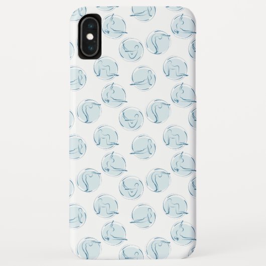 Yoga stelt patroon voor Case-Mate iPhone case (Achterkant)