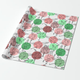 Yoga stelt patroon voor   Joga naadloos patroon 30 Cadeaupapier