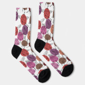 Yoga stelt patroon voor | Yoga naadloos patroon 40 Sokken (Rechts)