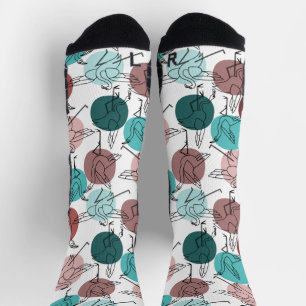 Yoga stelt patroon voor   Yoga naadloos patroon 41 Sokken