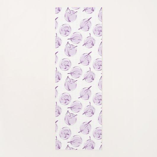 yoga stelt patroon yogamat (Voorkant)