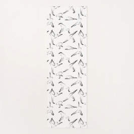 yoga stelt patroon yogamat